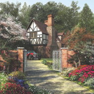 Anatolian Square Puzzle Cottage in the Woods 1024 pieces - Jigsaw Puzzle
