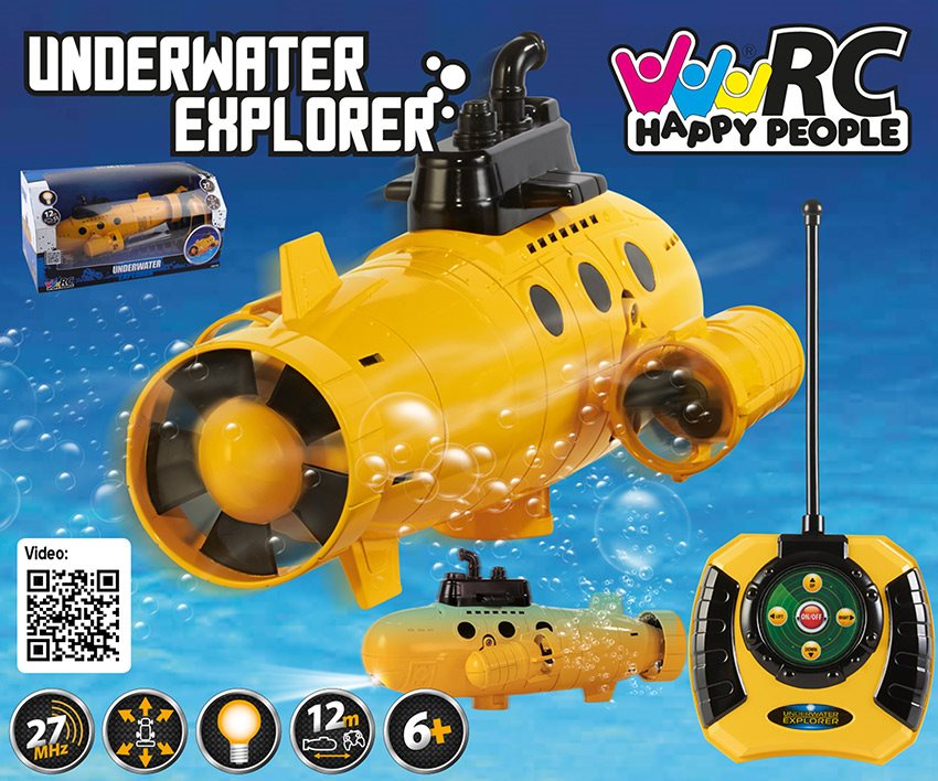 Underwater explorer submarine store toy