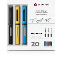 Sheaffer Calligraphy, Maxi Kit 2019, čierne, žlté, modré - Plniace pero