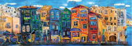 Art Puzzle Panoramatické Barevné město 1000 dílků - Puzzle