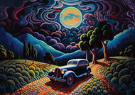 Art Puzzle Noc v Transylvanii 1000 dílků - Puzzle