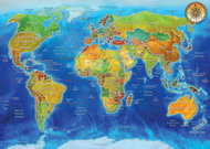 Art Puzzle Political World Map 2000 pieces - Jigsaw Puzzle