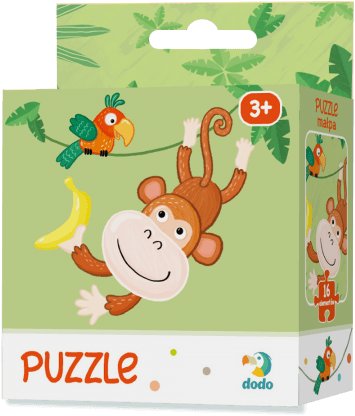 DODO Puzzle Opička 16 dílků - Jigsaw Puzzle - Main image