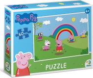 DODO Puzzle Prasátko Peppa: Duhové radovánky 60 dílků - Jigsaw Puzzle