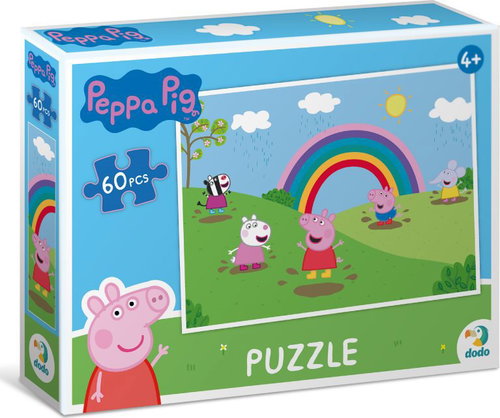 DODO Puzzle Peppa Pig: Rainbow Fun 60 Pieces - Jigsaw Puzzle - Main image