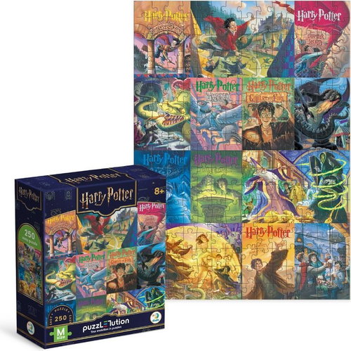 DODO Puzzle Harry Potter: Book Covers 250 Pieces - Jigsaw Puzzle - Main image