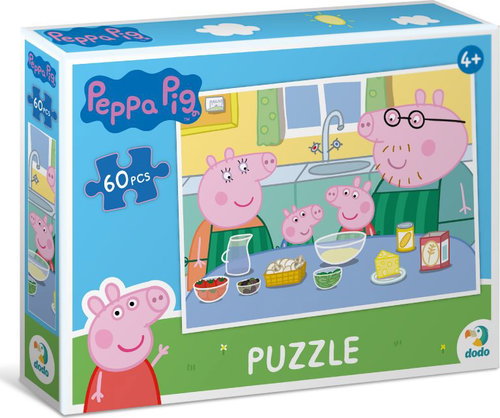 DODO Puzzle Peppa Pig: Cooking Together 60 Pieces - Jigsaw Puzzle - Main image