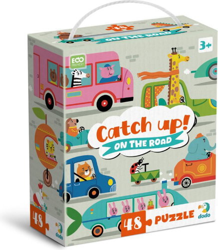 DODO Puzzle Catch Them: On the Road 48 pieces - Jigsaw Puzzle - Main image