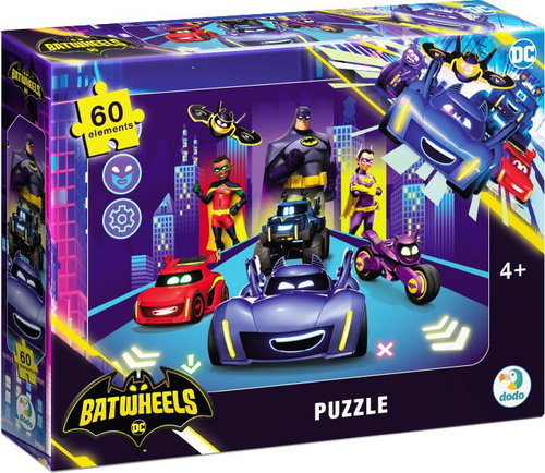 DODO Puzzle Batwheels: Noční jízda 60 dílků - Puzzle - Hlavní obrázek