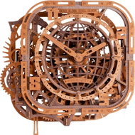 WOODEN CITY 3D puzzle Gear Globe nástěnné hodiny 416 dílků - Jigsaw Puzzle