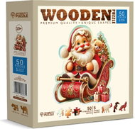 WOODEN CITY Dřevěné puzzle Santovo dárkové dobrodužství 50 dílků - Jigsaw Puzzle