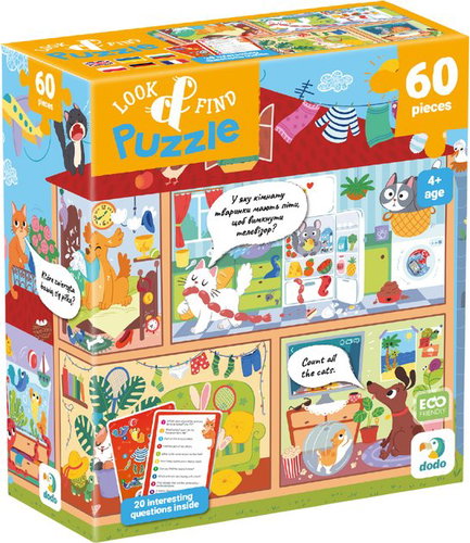 DODO Puzzle Pets 60 pieces - Jigsaw Puzzle - Main image