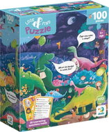 DODO Puzzle s hledáním obrázků Ostrov dinosaurů 100 dílků - Jigsaw Puzzle