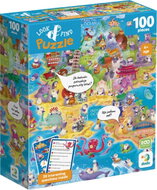 DODO Puzzle s hledáním obrázků Svět tučňáků 100 dílků - Jigsaw Puzzle