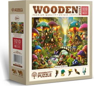 WOODEN CITY Dřevěné puzzle Houbová říše divů 1010 dílků - Jigsaw Puzzle