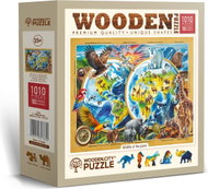 WOODEN CITY Dřevěné puzzle Planeta divokých zvířat 1010 dílků - Jigsaw Puzzle