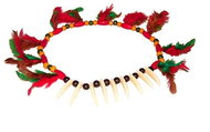 Funny Fashion Indian necklace, coloured - Costume Accessory
