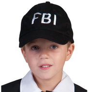 Funny Fashion FBI cap, children's - Costume Accessory