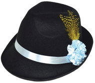 Funny Fashion Tyrolean hat with feathers - Costume Accessory