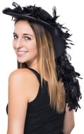 Funny Fashion Women's hat with feathers - Costume Accessory