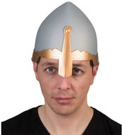 Funny Fashion Knight helmet, grey - Costume Accessory