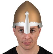Funny Fashion Knight helmet, brown - Costume Accessory