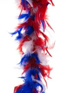 Funny Fashion Boa red and white - Costume Accessory