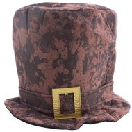 Funny Fashion Hat top hat brown - steampunk - Costume Accessory