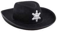 Funny Fashion Cowboy hat for children black - Costume Accessory