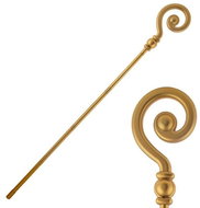 Funny Fashion Crutch stick for St. Nicholas 155 cm - Costume Accessory
