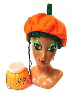 Funny Fashion Pumpkin and bucket hat - Costume Accessory