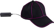 Funny Fashion Beanie hat LED glowing purple - Costume Accessory