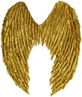 Boland Angel wings gold 50 × 55 cm - Costume Accessory