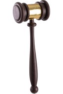 Carnival Toys Hammer for judge 27 cm - Costume Accessory