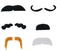 GUIRCA Moustaches different types - 6 pieces - Costume Accessory