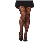 GUIRCA Mesh tights with spider web - Costume Accessory