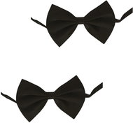 GUIRCA Černý motýlek gangster 11 cm 2 ks - Doplněk ke kostýmu