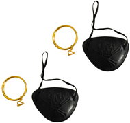 ARPEX Eye patch and pirate earrings 4 pcs - Costume Accessory
