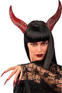Carnival toys Devil horns maxi red - Costume Accessory
