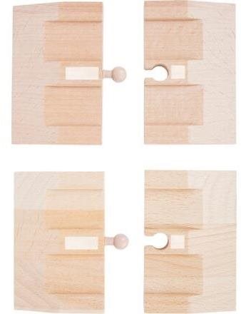 Small Foot wooden ramps 4 pcs - Slot Car Track Accessory - Main image