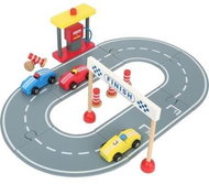 Small Foot Wooden Race Track with Cars - Slot Car Track