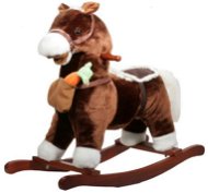 RCsale hojdací kôň s magnetickou mrkvou tmavo hnedý - Hojdací koník