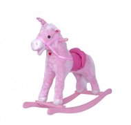 RCsale houpací kůň jednorožec růžový - Rocking Horse