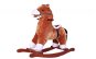 RCsale houpací kůň hnědý klasik - Rocking Horse