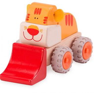 Wonderworld Wooden Mini Loader Tiger - Baby Toy