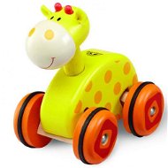 Wonderworld Dřevěná Žirafa na kolečkách - Baby Toy