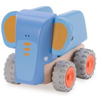 Wonderworld Wooden Mini Dump Truck Elephant - Baby Toy