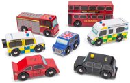 Le Toy Van Set autíček London - Toy Car