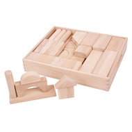 Bigjigs Toys Large Wooden Cubes Natural - Wooden Blocks