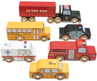 Le Toy Van Set autíček New York - Auto